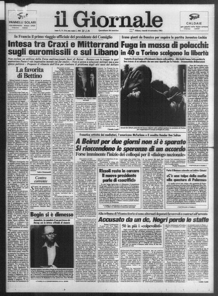 Il giornale : quotidiano del mattino